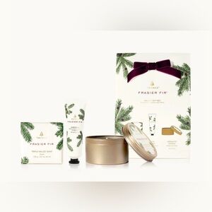Thymes Frasier Fir Gift Set - Gold and White